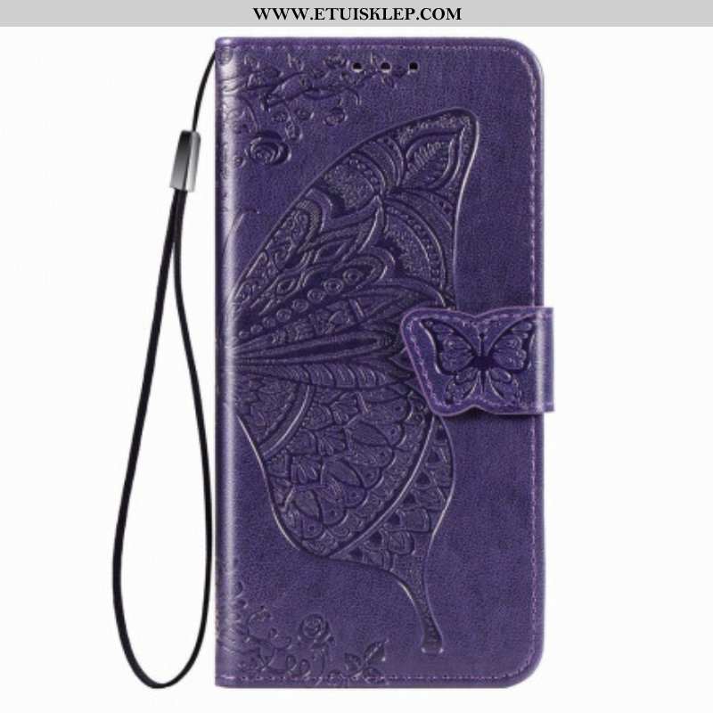 Etui Folio do Poco M3 Motyl W Połowie Azteków